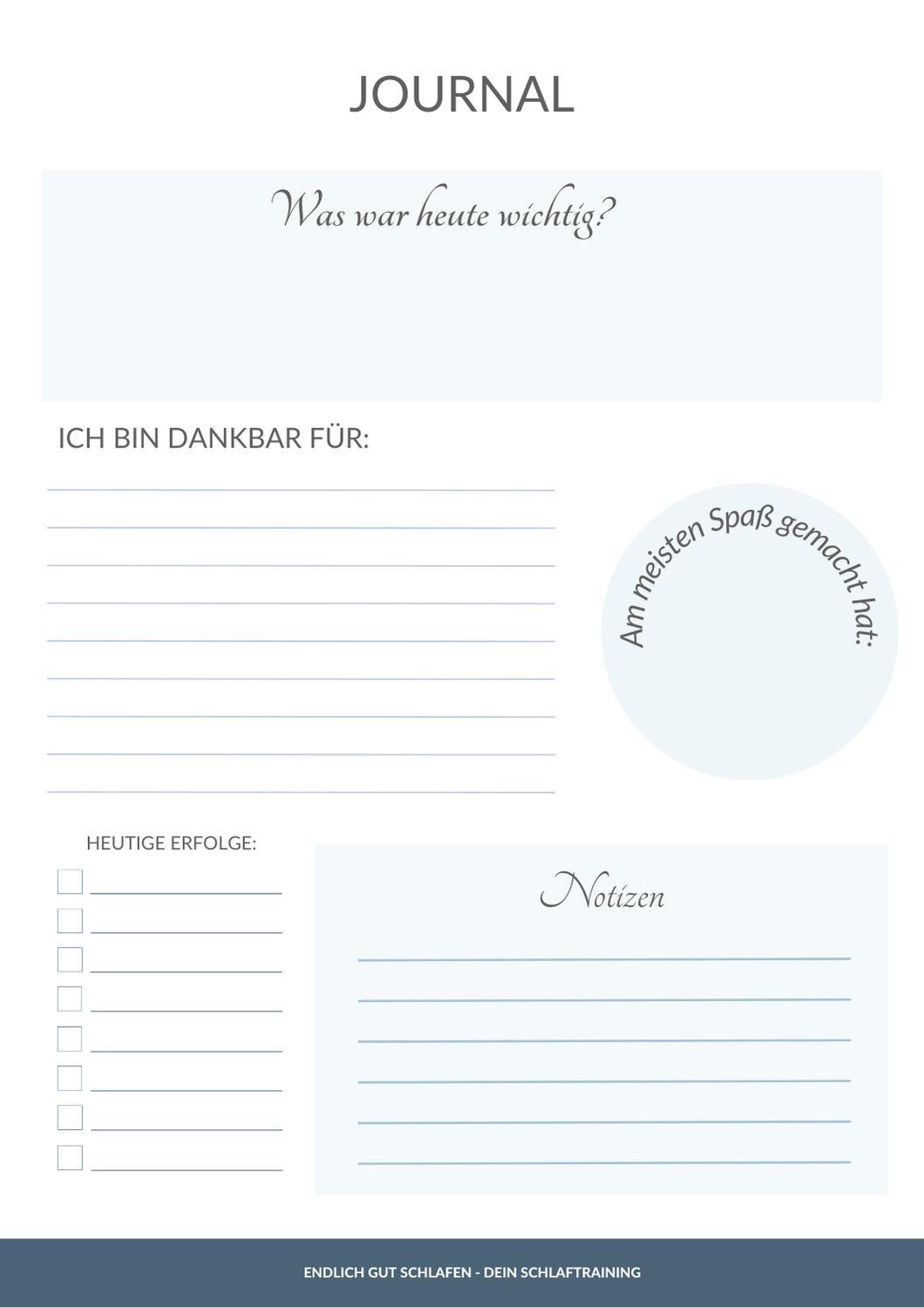 Illustration Tagesjournal