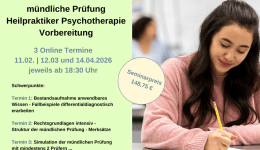Online Prüfungsvorbereitung Heilpraktiker Psychotherapie