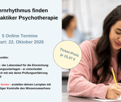 Lerngruppe Prüfungsvorbereitung Heilpraktiker Psychotherapie